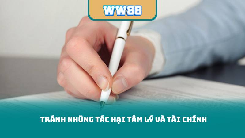 Tránh Những Tác Hại Tâm Lý Và Tài Chính